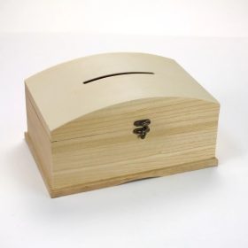 Natúr fa íves lakodalmi persely - 12x30 cm
