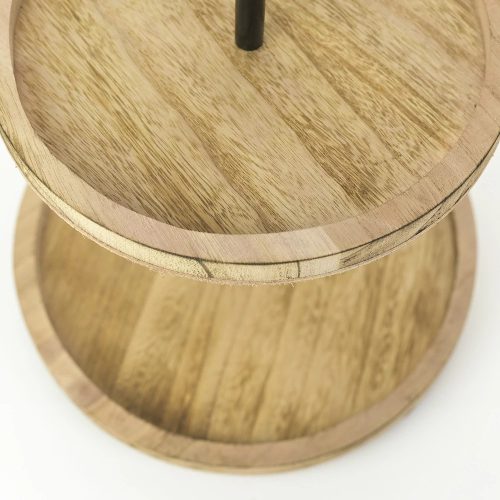 Fa kínálótál 3 szintes - 50 cm