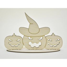 Natúr fa - Talpas Halloween tökök (20x30 cm)