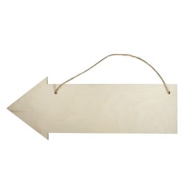 Fatábla akasztóval, nyíl - 40x15x0,6 cm